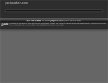 Tablet Screenshot of jackparker.com